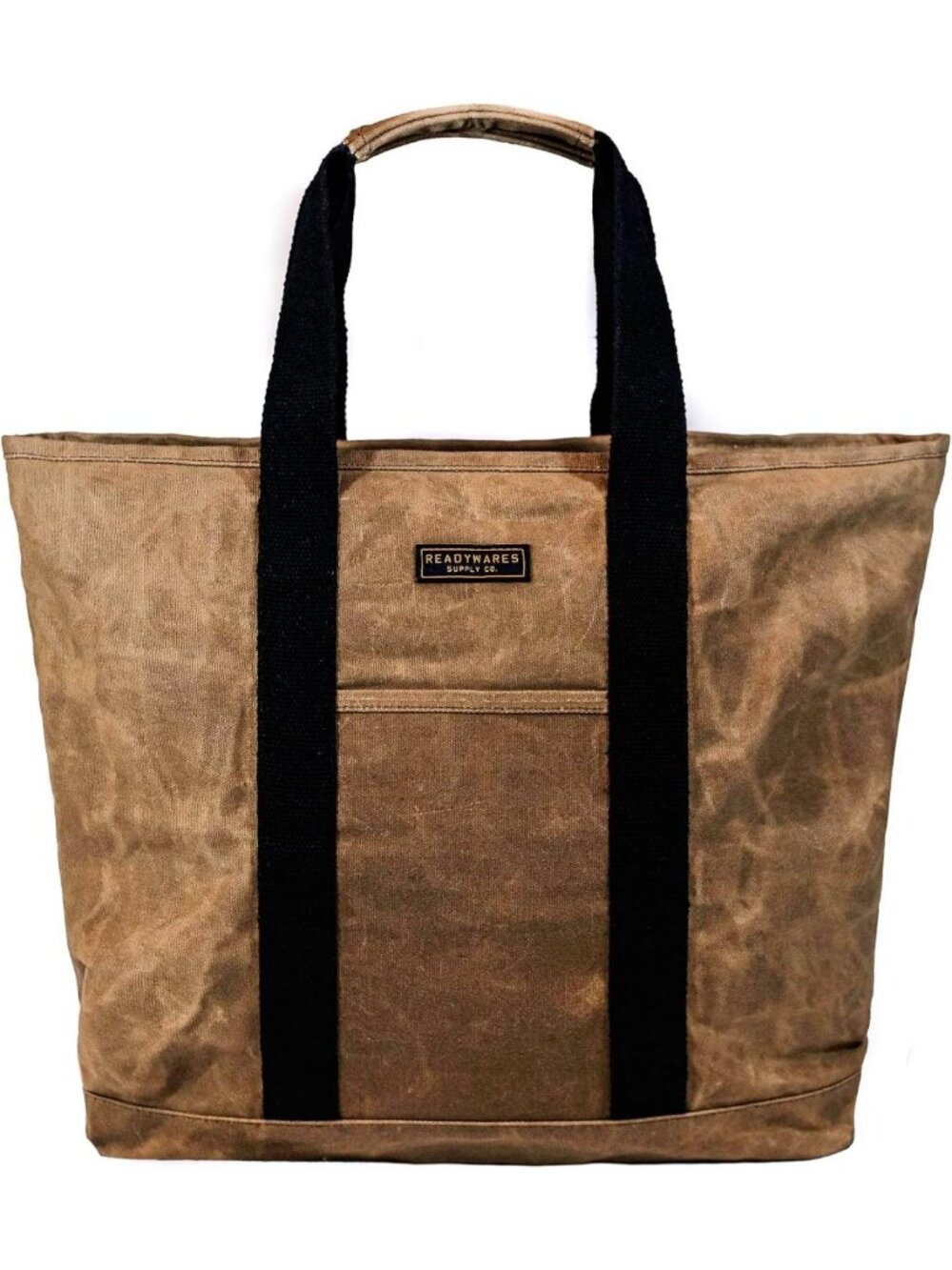 Stylish Waxed Canvas Zipper Tote Bag | Perfect for Farmers Market & Everyday Use